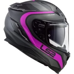 LS2 FF327 Challenger Fusion Helmet (Matt Titanium/Pink) -Deals Helmets Full Face Store 29689 7