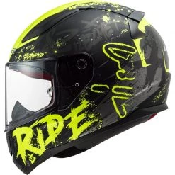 LS2 FF353 Rapid Naughty Helmet (Matt Black/Hi Vis Yellow) -Deals Helmets Full Face Store 29696 4