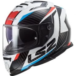 LS2 FF800 Storm Racer Helmet (White/Blue/Red)