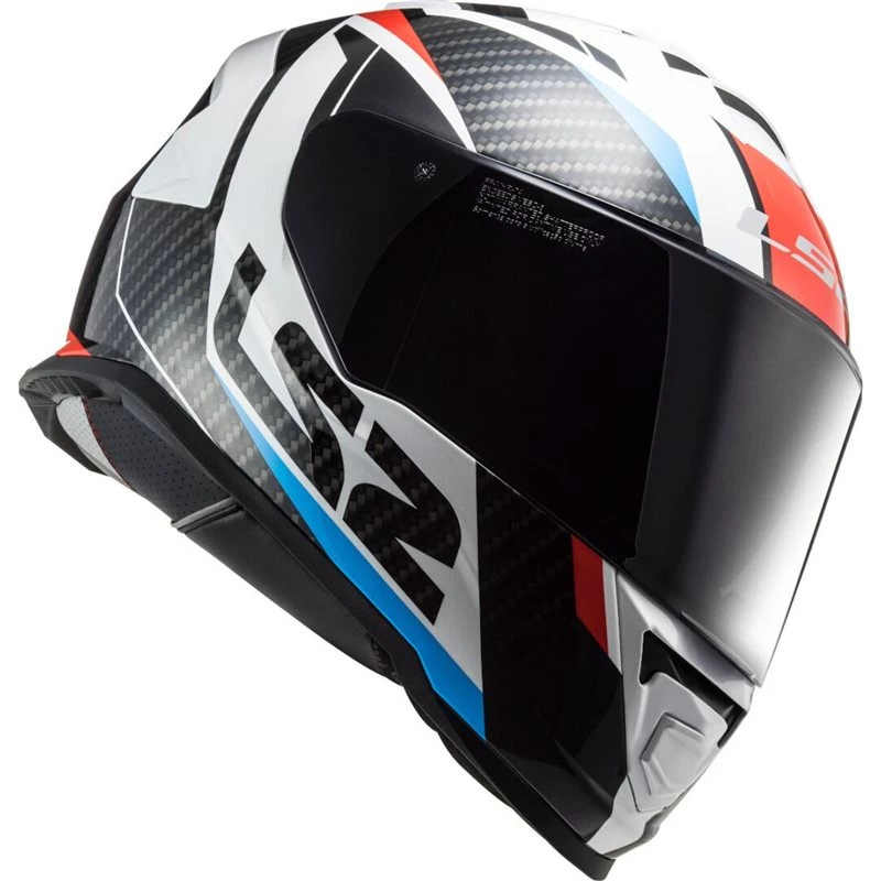 LS2 FF800 Storm Racer Helmet (White/Blue/Red) 8 LS2 FF800 Storm Racer Helmet (White/Blue/Red) - Image 6