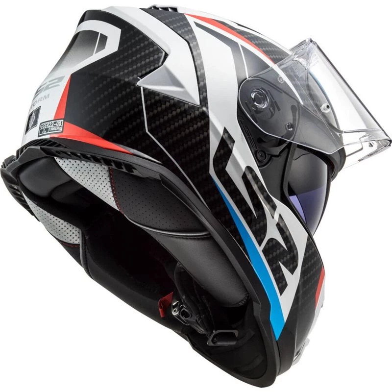 LS2 FF800 Storm Racer Helmet (White/Blue/Red) 11 LS2 FF800 Storm Racer Helmet (White/Blue/Red) - Image 9