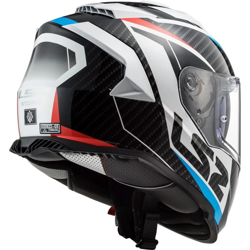 LS2 FF800 Storm Racer Helmet (White/Blue/Red) 12 LS2 FF800 Storm Racer Helmet (White/Blue/Red) - Image 10