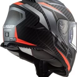 LS2 FF800 Storm Racer Helmet (Matt Titanium/Fluo Orange) -Deals Helmets Full Face Store 29712 2
