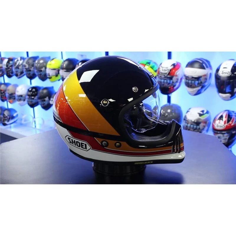 Shoei Ex-Zero Equation TC-10 Helmet (Black|Orange|Red) 4 Shoei Ex-Zero Equation TC-10 Helmet (Black|Orange|Red) - Image 2