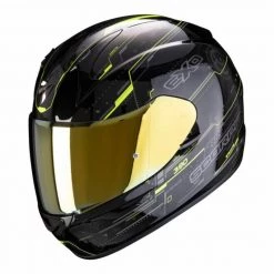 Scorpion Exo 390 Beat Motorcycle Helmet (Neon Yellow)