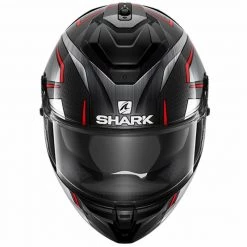 Shark Spartan GT Carbon Kromium Helmet (Black/Grey/Red) -Deals Helmets Full Face Store 30500 2