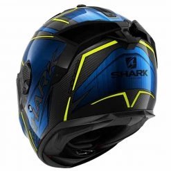 Shark Spartan GT Carbon Kromium Helmet (Black/Blue/Yellow) 7 Shark Spartan GT Carbon Kromium Helmet (Black/Blue/Yellow) -Deals Helmets Full Face Store 30501 1