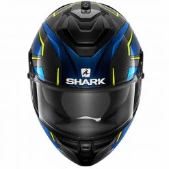 Shark Spartan GT Carbon Kromium Helmet (Black/Blue/Yellow) 8 Shark Spartan GT Carbon Kromium Helmet (Black/Blue/Yellow) -Deals Helmets Full Face Store 30501 2