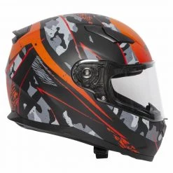 Spada Raiden Motorcycle Helmet (Camo Orange) -Deals Helmets Full Face Store 30711 4