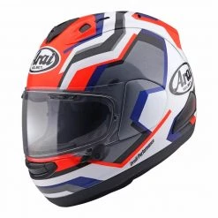 Arai RX-7V RSW Motorcycle Helmet (Red/Grey/White)