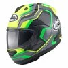 Arai RX-7V RSW Helmet (Fluo Yellow/Grey/Green) -Deals Helmets Full Face Store 31175