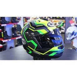 Arai RX-7V RSW Helmet (Fluo Yellow/Grey/Green) -Deals Helmets Full Face Store 31175 2