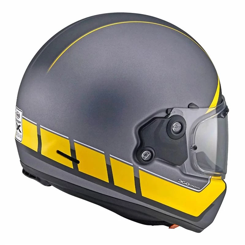 Arai Rapide Speedblock Helmet (Matt Black/Yellow) 4 Arai Rapide Speedblock Helmet (Matt Black/Yellow) - Image 2