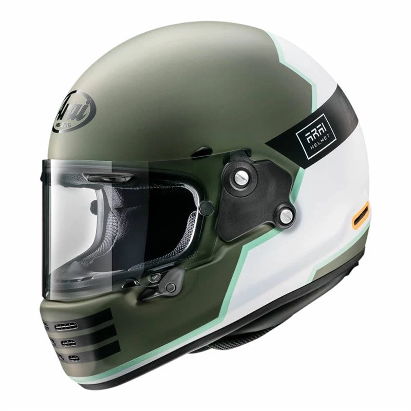 Arai Rapide Overland Helmet (Olive/White) 3 Arai Rapide Overland Helmet (Olive/White)