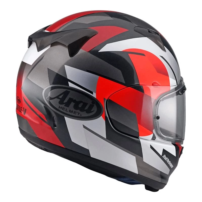 Arai Profile-V Flag Japan Motorcycle Helmet (Red/Black) 4 Arai Profile-V Flag Japan Motorcycle Helmet (Red/Black) - Image 2
