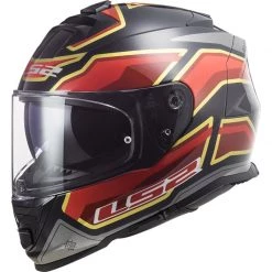 LS2 FF800 Storm Foggy Helmet (Matt Black/Red)