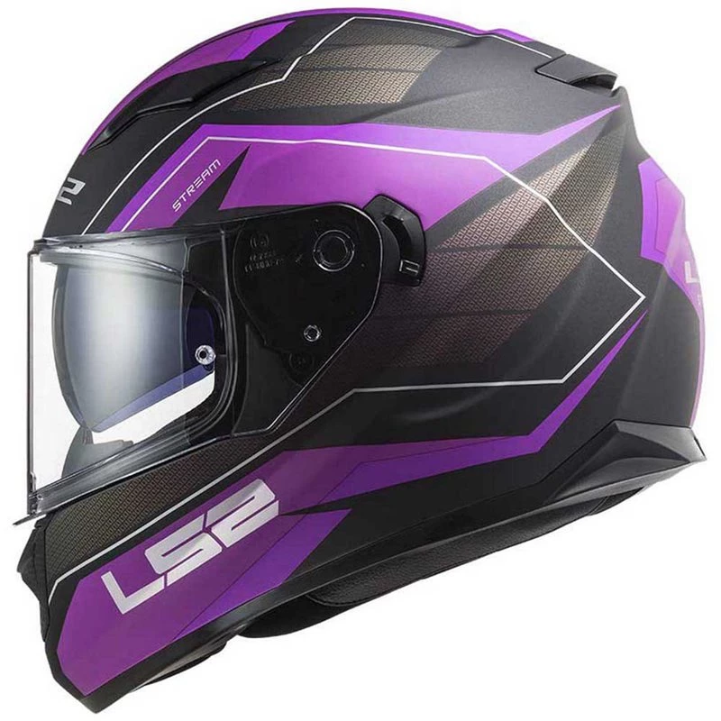 LS2 FF320 Stream Evo Mercury Helmet (Matt Titanium/Purple) 5 LS2 FF320 Stream Evo Mercury Helmet (Matt Titanium/Purple) - Image 3