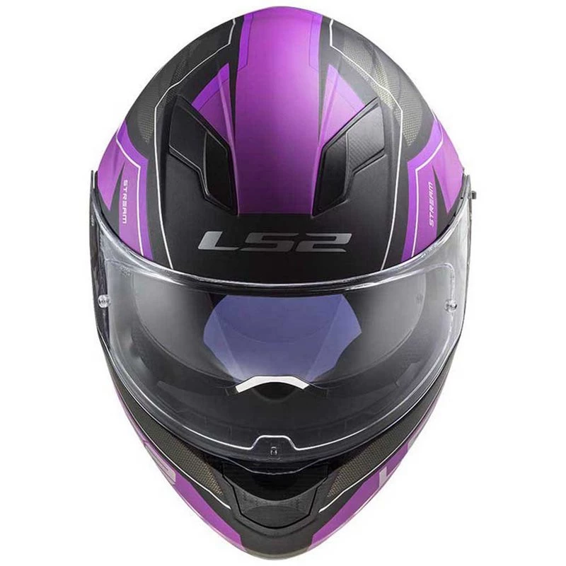 LS2 FF320 Stream Evo Mercury Helmet (Matt Titanium/Purple) 6 LS2 FF320 Stream Evo Mercury Helmet (Matt Titanium/Purple) - Image 4