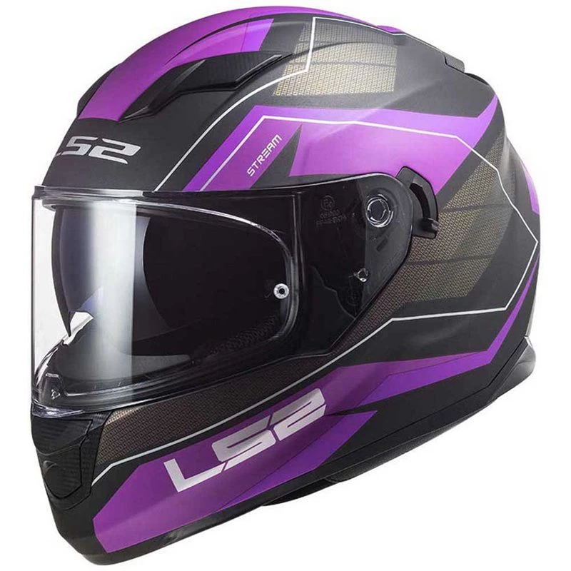 LS2 FF320 Stream Evo Mercury Helmet (Matt Titanium/Purple) 3 LS2 FF320 Stream Evo Mercury Helmet (Matt Titanium/Purple)