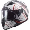 LS2 FF320 Stream Evo Tacho Helmet (White/Black/Red) -Deals Helmets Full Face Store 31284