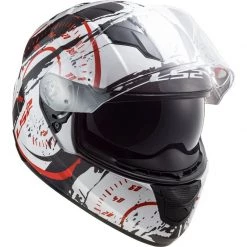 LS2 FF320 Stream Evo Tacho Helmet (White/Black/Red) -Deals Helmets Full Face Store 31284 2