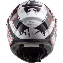 LS2 FF320 Stream Evo Tacho Helmet (White/Black/Red) -Deals Helmets Full Face Store 31284 4