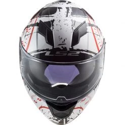 LS2 FF320 Stream Evo Tacho Helmet (White/Black/Red) -Deals Helmets Full Face Store 31284 5