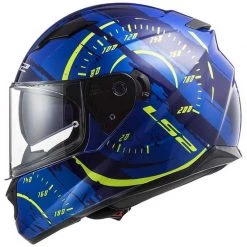 LS2 FF320 Stream Evo Tacho Helmet (Blue/Hi Viz Yellow) -Deals Helmets Full Face Store 31285 2