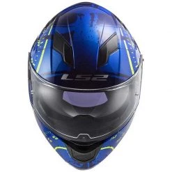 LS2 FF320 Stream Evo Tacho Helmet (Blue/Hi Viz Yellow) -Deals Helmets Full Face Store 31285 3