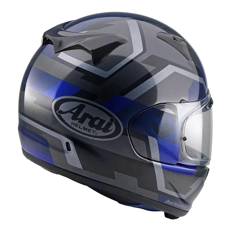Arai Quantic Face Motorcycle Helmet (Grey/Blue) 4 Arai Quantic Face Motorcycle Helmet (Grey/Blue) - Image 2