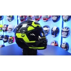 Arai Quantic Face Motorcycle Helmet (Grey/Flo Yellow) -Deals Helmets Full Face Store 31385 2
