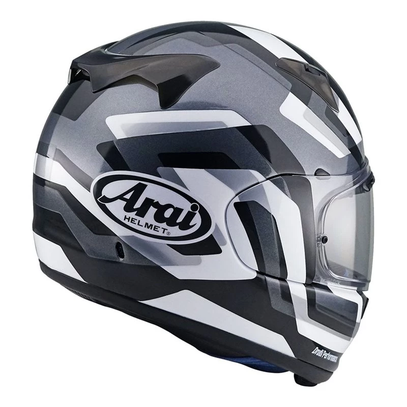 Arai Quantic Snake Motorcycle Helmet (Grey/White) 4 Arai Quantic Snake Motorcycle Helmet (Grey/White) - Image 2