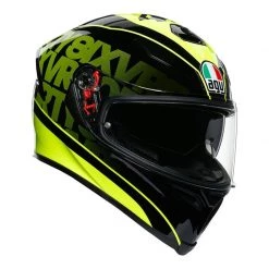 AGV K5-S Fast 46 Motorcycle Helmet (Black/Yellow)