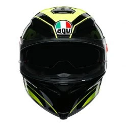 AGV K5-S Fast 46 Motorcycle Helmet (Black/Yellow) -Deals Helmets Full Face Store 31495 5
