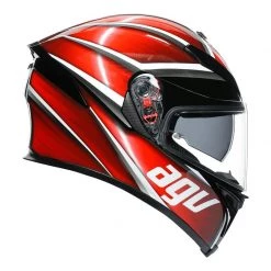 AGV K5-S Tempest Motorcycle Helmet (Black/Red) -Deals Helmets Full Face Store 31496 2