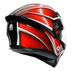 AGV K5-S Tempest Motorcycle Helmet (Black/Red) -Deals Helmets Full Face Store 31496 3