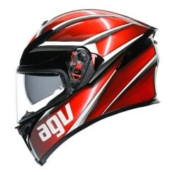 AGV K5-S Tempest Motorcycle Helmet (Black/Red) -Deals Helmets Full Face Store 31496 5