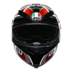 AGV K5-S Tempest Motorcycle Helmet (Black/Red) -Deals Helmets Full Face Store 31496 6