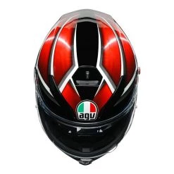 AGV K5-S Tempest Motorcycle Helmet (Black/Red) -Deals Helmets Full Face Store 31496 7
