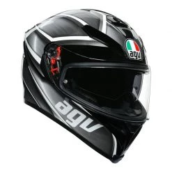 AGV K5-S Tempest Motorcycle Helmet (Black/Silver)
