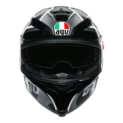 AGV K5-S Tempest Motorcycle Helmet (Black/Silver) -Deals Helmets Full Face Store 31497 5