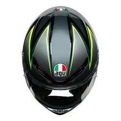 AGV K6 Flash Motorcycle Helmet (Grey/Black/Flo Yellow/Flo Green) -Deals Helmets Full Face Store 31498 6