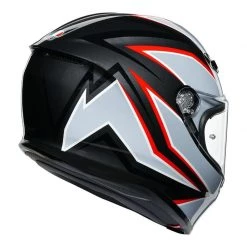 AGV K6 Flash Motorcycle Helmet (Matt Black/Grey/Red) -Deals Helmets Full Face Store 31499 3