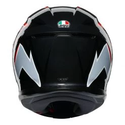 AGV K6 Flash Motorcycle Helmet (Matt Black/Grey/Red) -Deals Helmets Full Face Store 31499 4