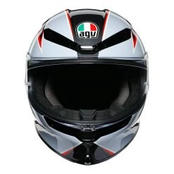 AGV K6 Flash Motorcycle Helmet (Matt Black/Grey/Red) -Deals Helmets Full Face Store 31499 6