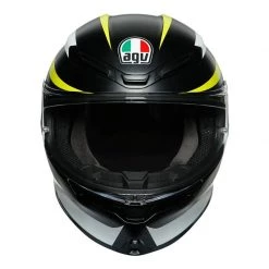 AGV K6 VR46 Motorcycle Helmet (Black/White/Yellow) -Deals Helmets Full Face Store 31501 5