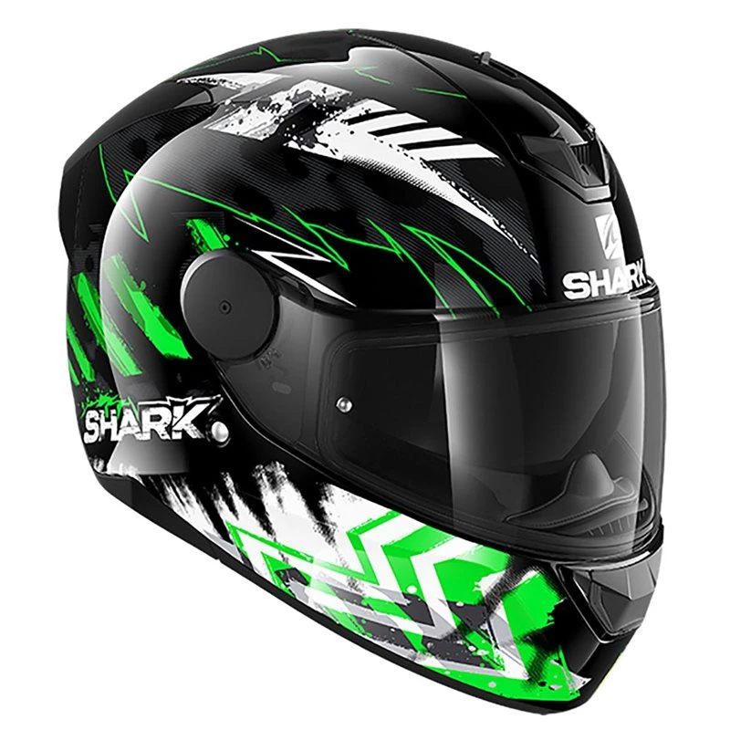 Shark D-Skwal 2 Penxa Motorcycle Helmet (Black/Green/Yellow) 6 Shark D-Skwal 2 Penxa Motorcycle Helmet (Black/Green/Yellow) - Image 4