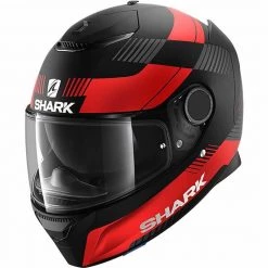 Shark Spartan 1.2 Strad Helmet (Matt Black/Red)