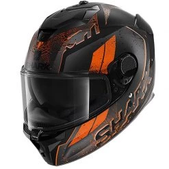 Shark Spartan GT Ryser Helmet (Matt Black/Orange)