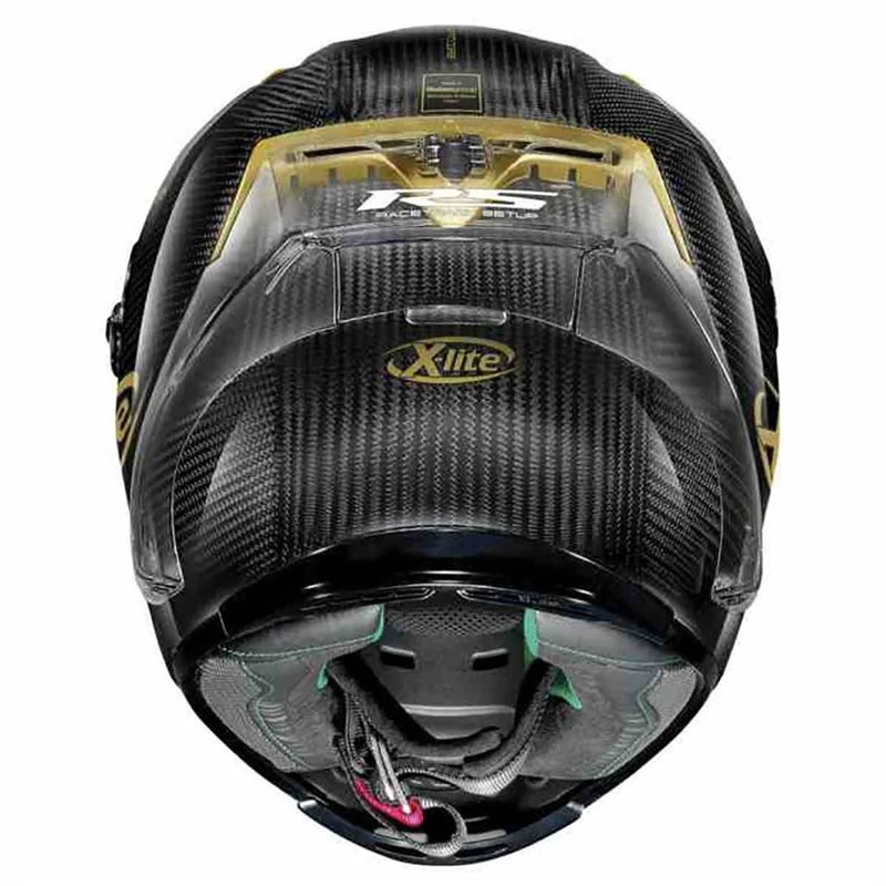 X-Lite X-803 Ultra Carbon RS Golden Edition Helmet (Carbon/Gold) 5 X-Lite X-803 Ultra Carbon RS Golden Edition Helmet (Carbon/Gold) - Image 3